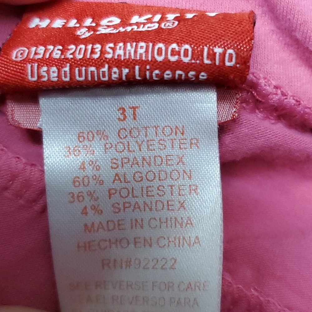 Hello Kitty girls 3T biker shorts - Picture 3 of 3